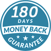 180 days money back guarantee