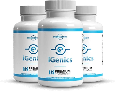 Three bottles of iGenics