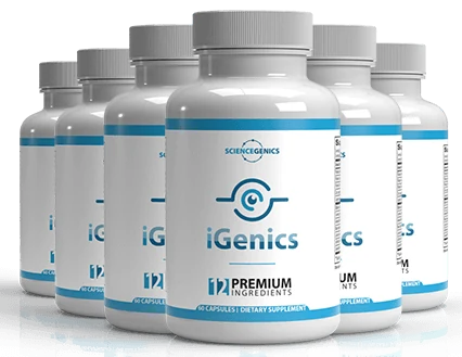 Six-bottle iGenics package, a 6-month supply
