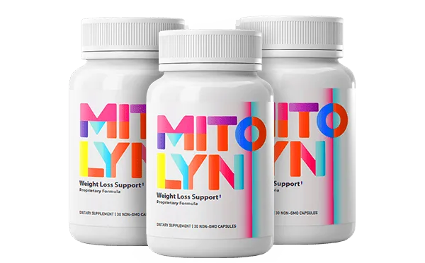 Three bottles of Mitolyn, the 90-day supply bundle